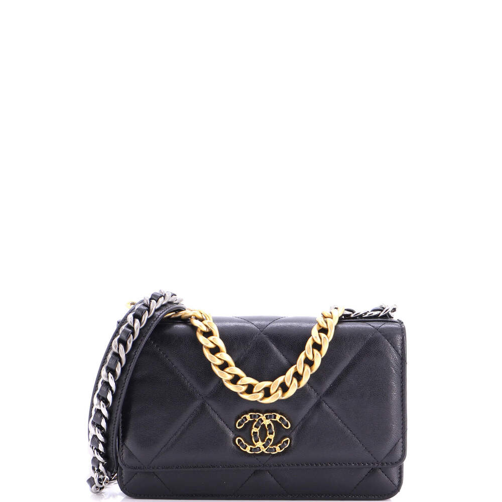 Chanel 19 Wallet on Chain Quilted Goatskin